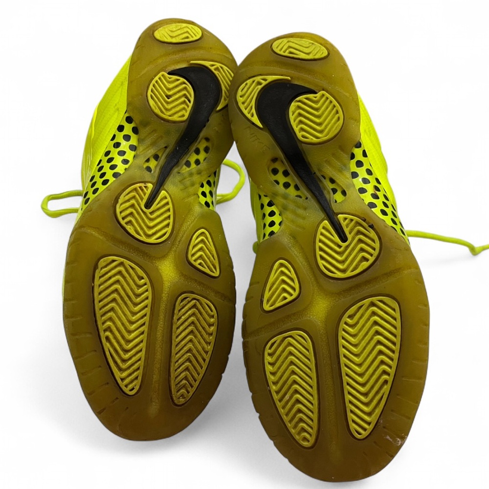 2.5Y Nike Air Foamposite Pro Volt Neon Yellow Unisex Nike Bball Sneakers - Picture 2 of 11